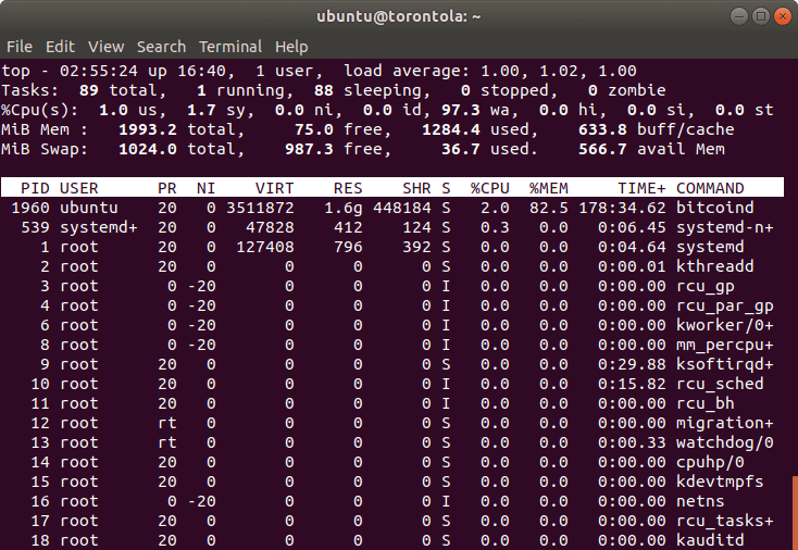 A screenshot of Terminal.
