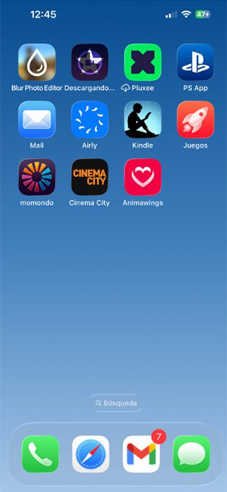A range of app icons on an iPhone screen.