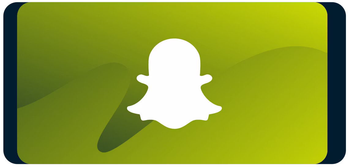 Snapchatin logo älypuhelimessa