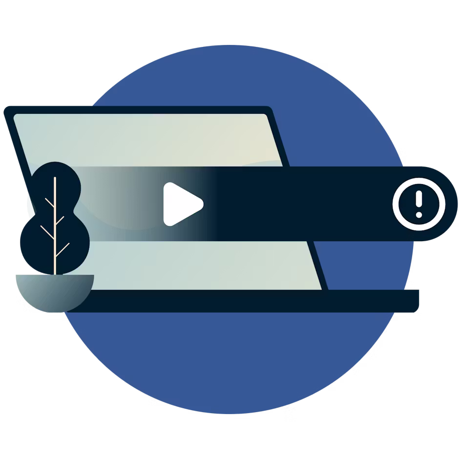 Bærbar PC med spillefeil.