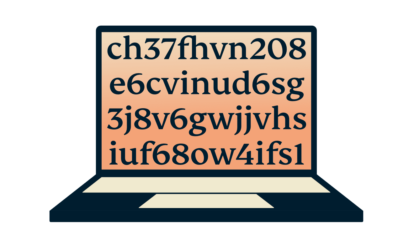 Bärbar dator med kryptering.