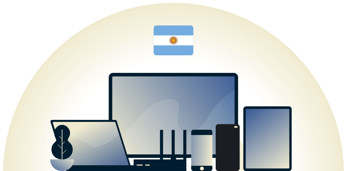 Argentina VPN beskytter en rekke enheter.