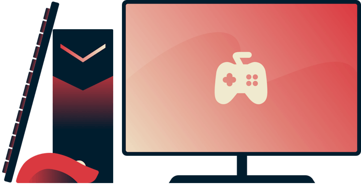 גיימינג על מחשב Windows עם VPN.